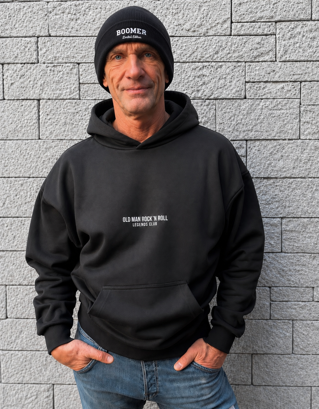 Spare 10€ gegenüber Einzelkauf - Geschenk-Set – Legend Hoodie & Beanie Schwarz